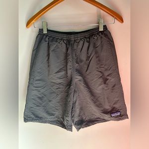 Patagonia Baggies Lined Shorts Gray In And Out Of Water Nylon Mens XS
